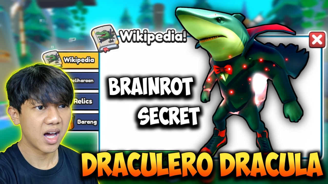 Aku Evolusi Jadi Brainrot Secret Draculero Dracula Dikasih Admin | Roblox Brainrot Evolution part 23