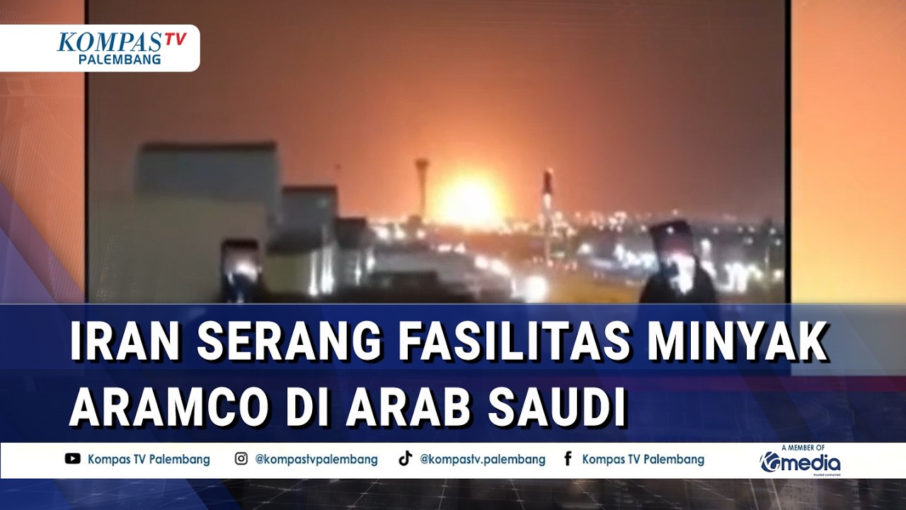 Iran Serang Fasilitas Minyak Aramco di Arab Saudi