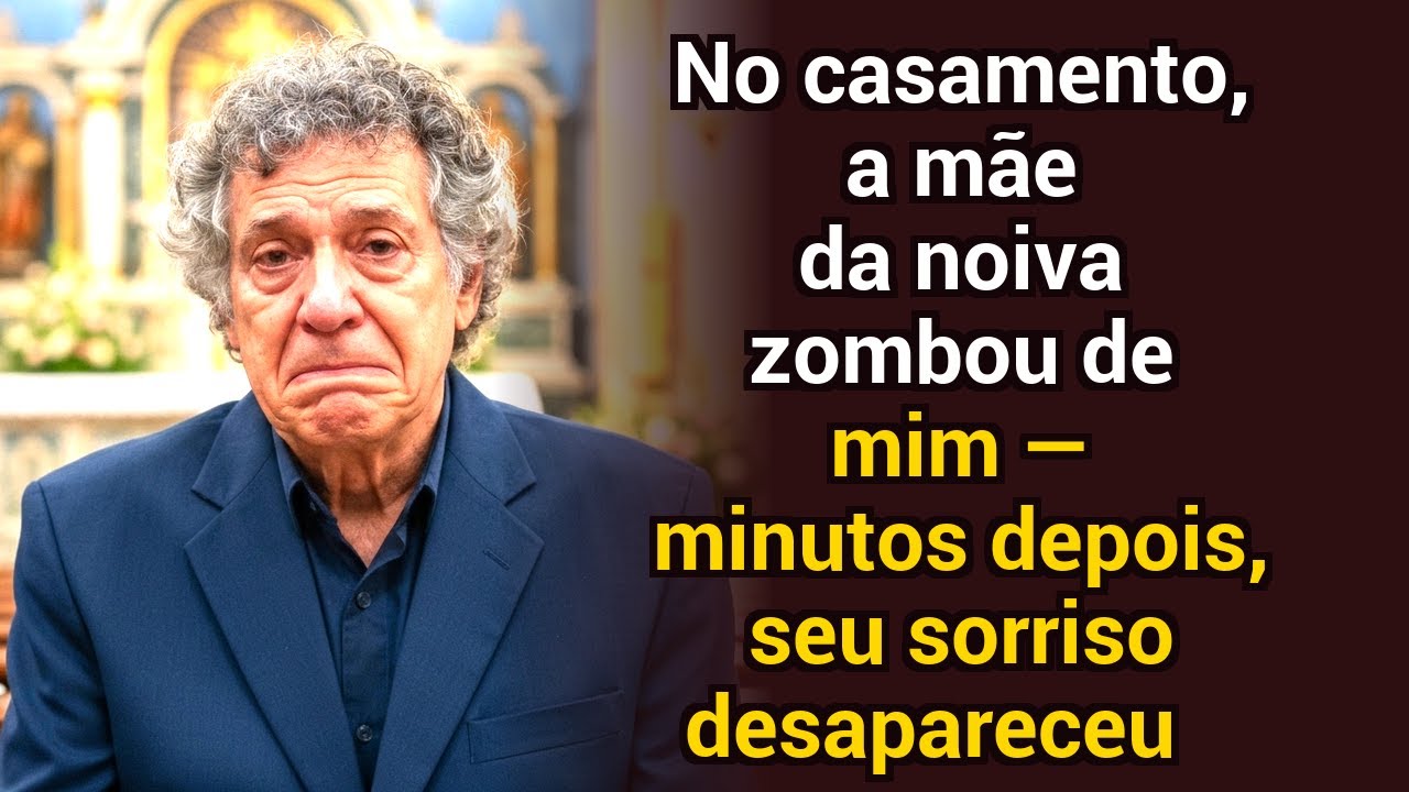 No casamento, a mãe da noiva zombou de mim — minutos depois, o sorriso dela desapareceu