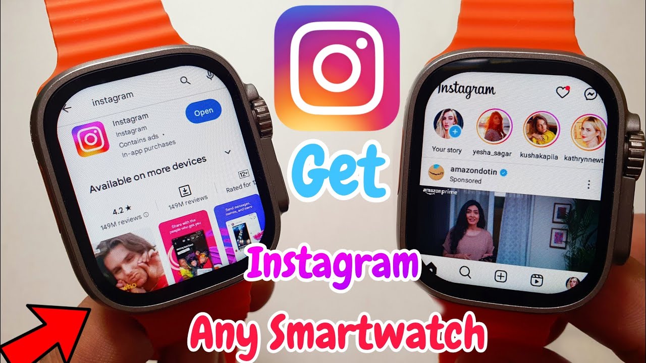 How To Get Instagram In Any Smartwatch | Instagram in Smartwatch | Android Smartwatch Instagram