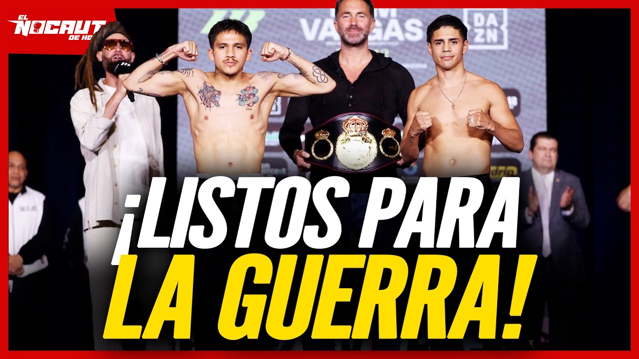 El PESAJE OFICIAL de  JESSE BAM RODR&Iacute;GUEZ y ANTONIO VARGAS para su PELEA este 13 de JUNIO en ARIZONA