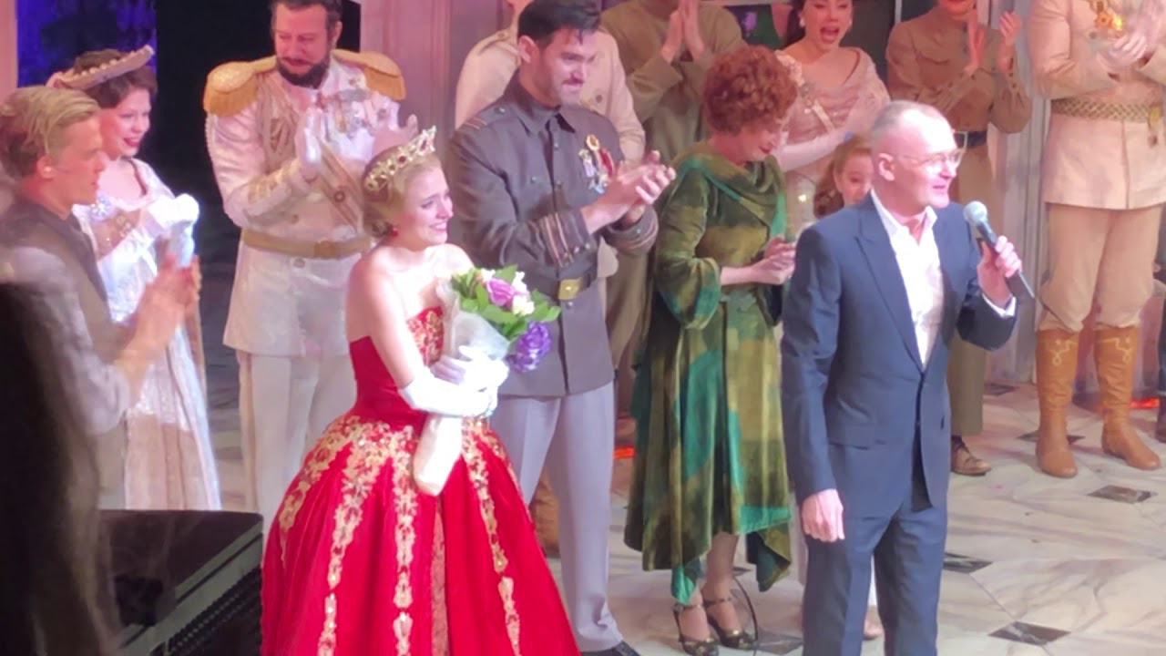 Anastasia on Broadway Closing performance - Bows and post show speech