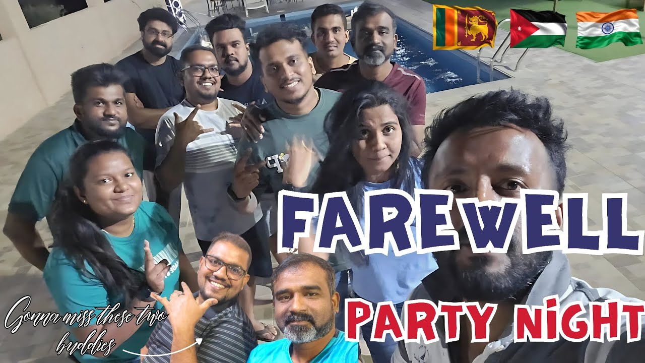 🎉 Farewell Party at a Villa in Jordan | Saying Goodbye to Our Amazing Colleague ❤️