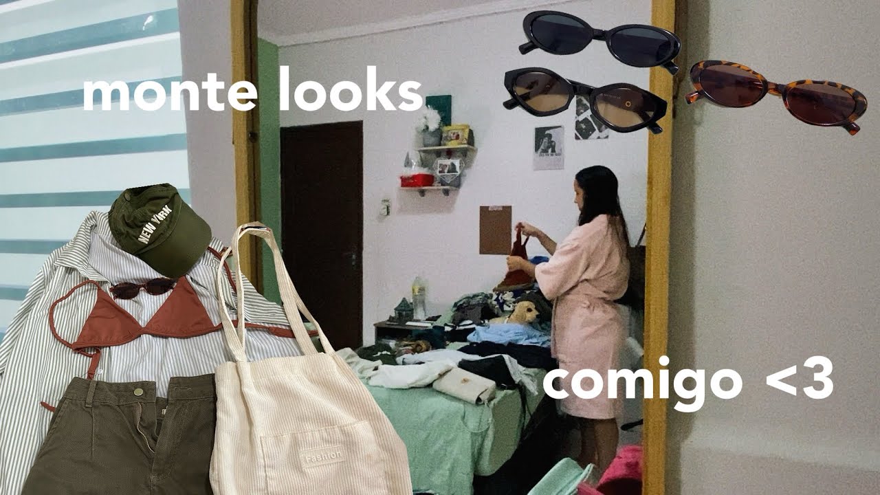 montando 8 looks pra viagem