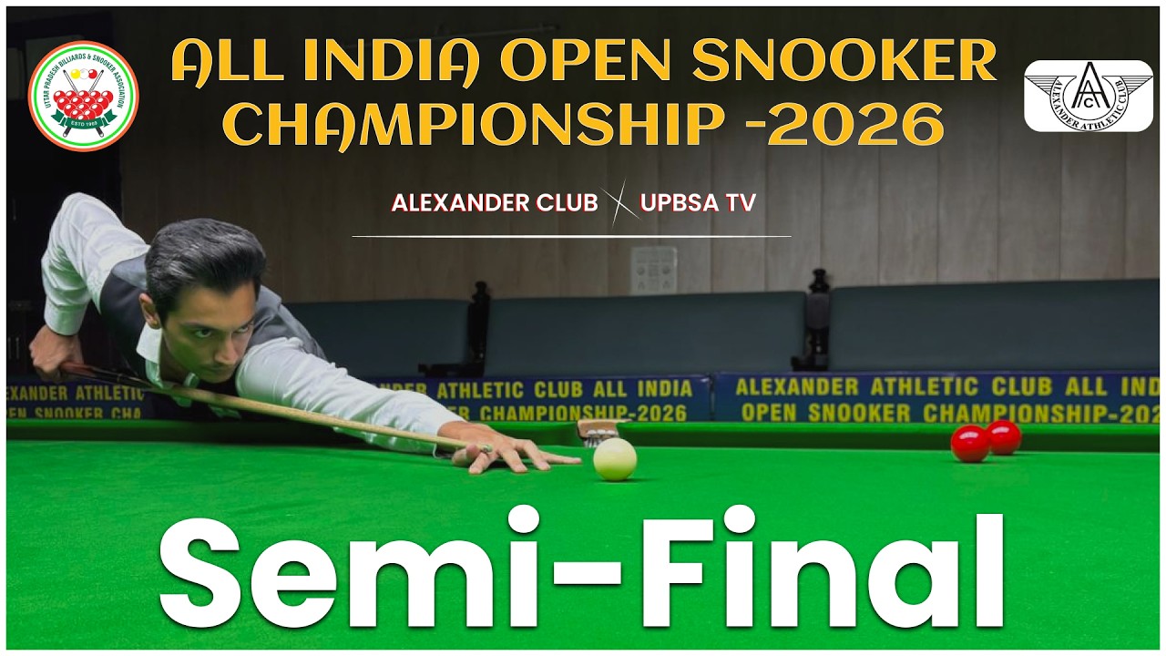 Aditya Mehta VS Ayush Mittal || Table-1 || All India Snooker Championship 2026