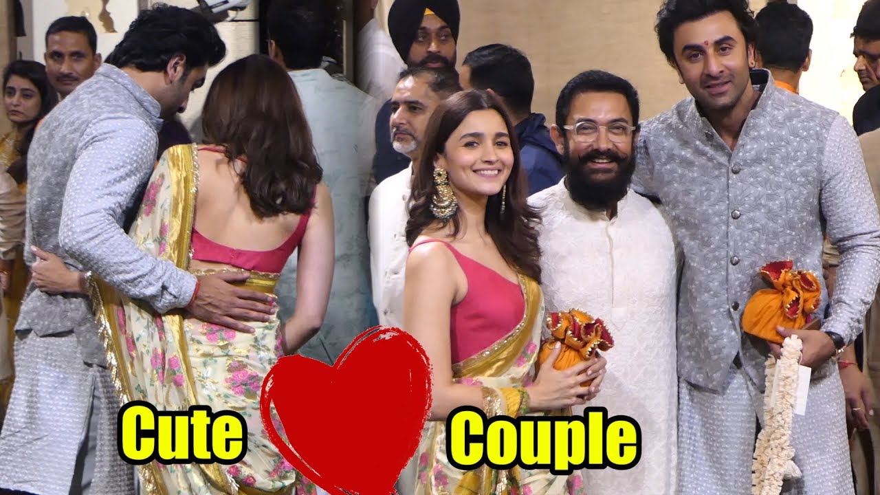Cute Couple 😍😍😍 Ranbir Kapoor And Alia Bhatt At 
