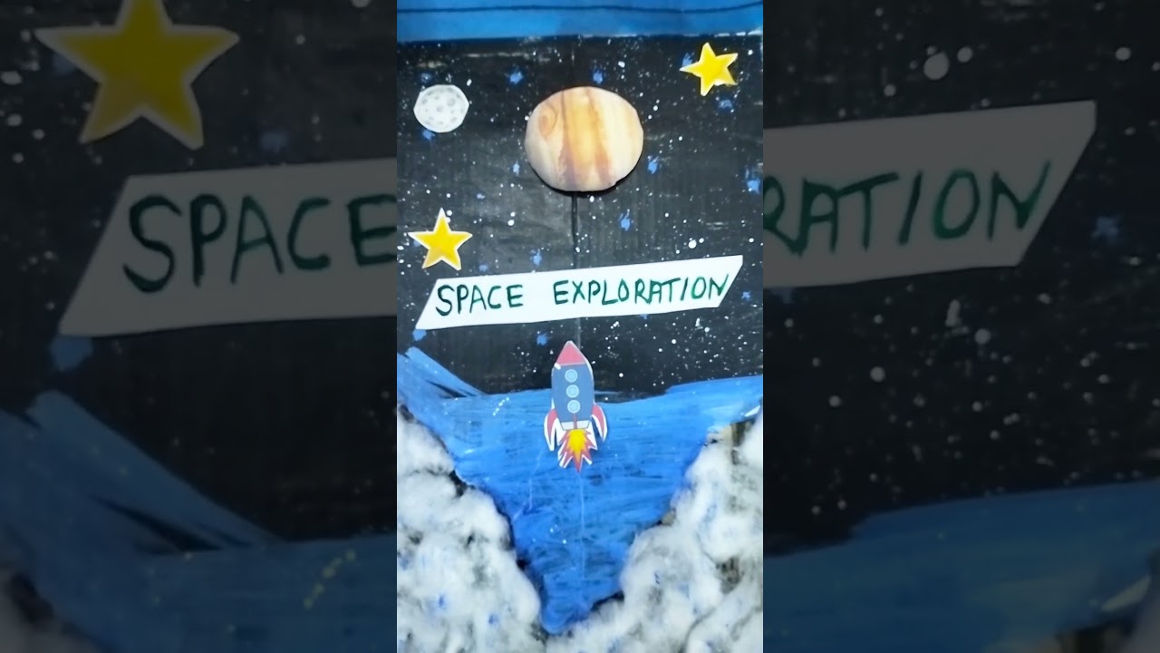 space exploration 🌌🌠🌕#school #project #model #science #space #spaceexploration #imagination #planet