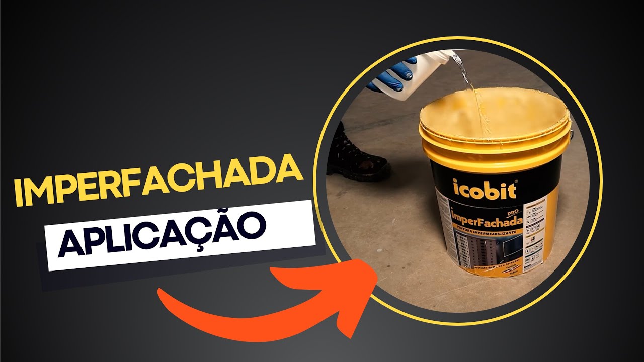 APLICAÇÃO DO IMPERFACHADA PRO - PINTURA IMPERMEÁVEL DE USO PROFISSIONAL