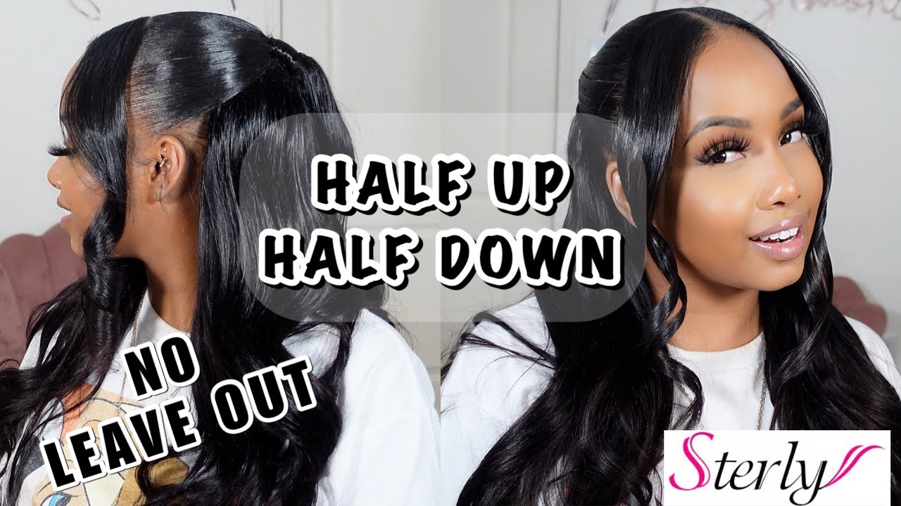 How To: Half Up Half Down Sew In With Bangs || Ft. Sterly Hair