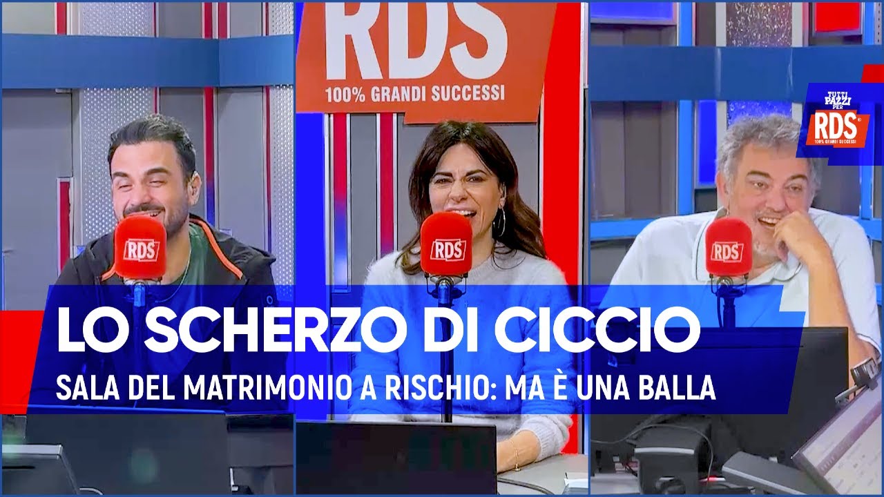 Sala del matrimonio a rischio: ma è una balla | Tutti Pazzi X RDS