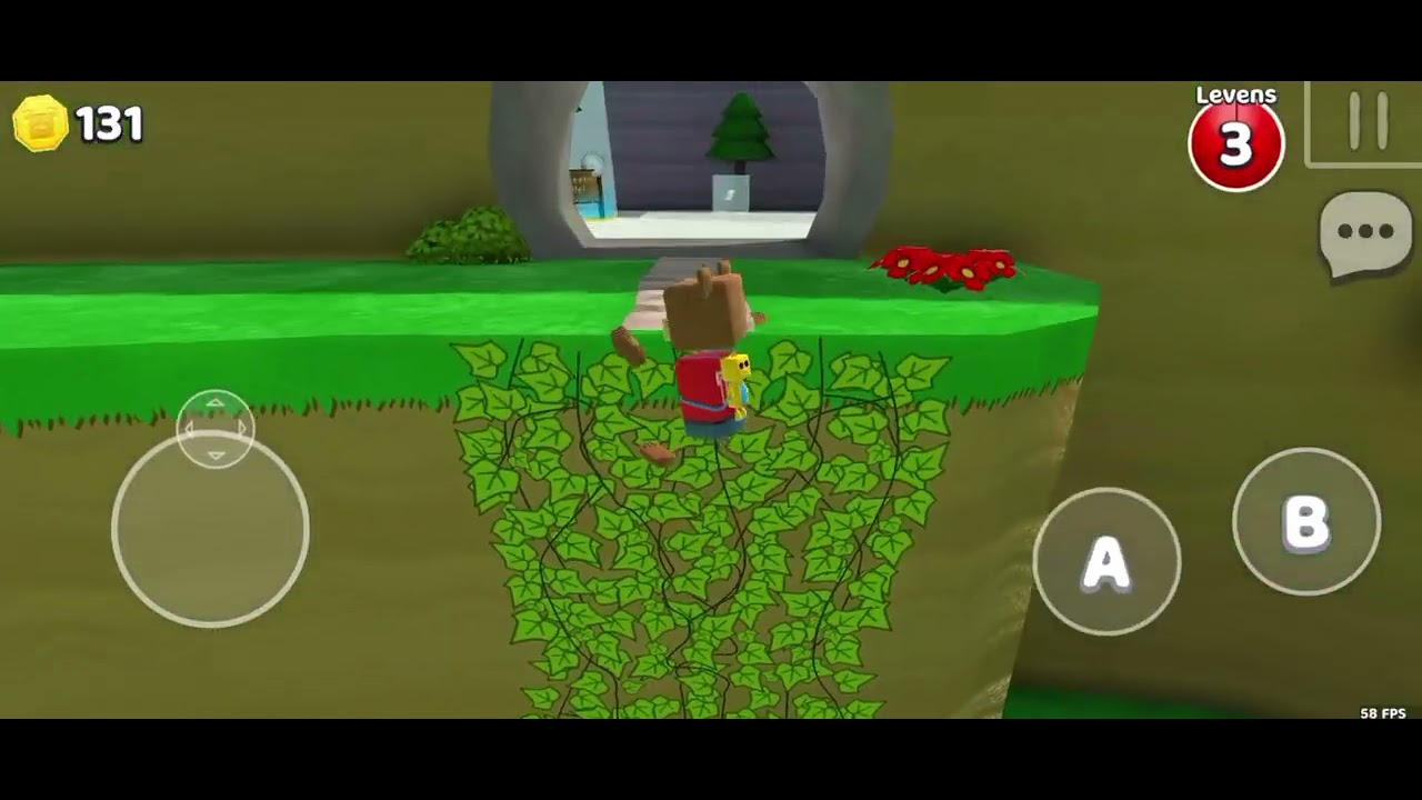 Playing super bear adventure
