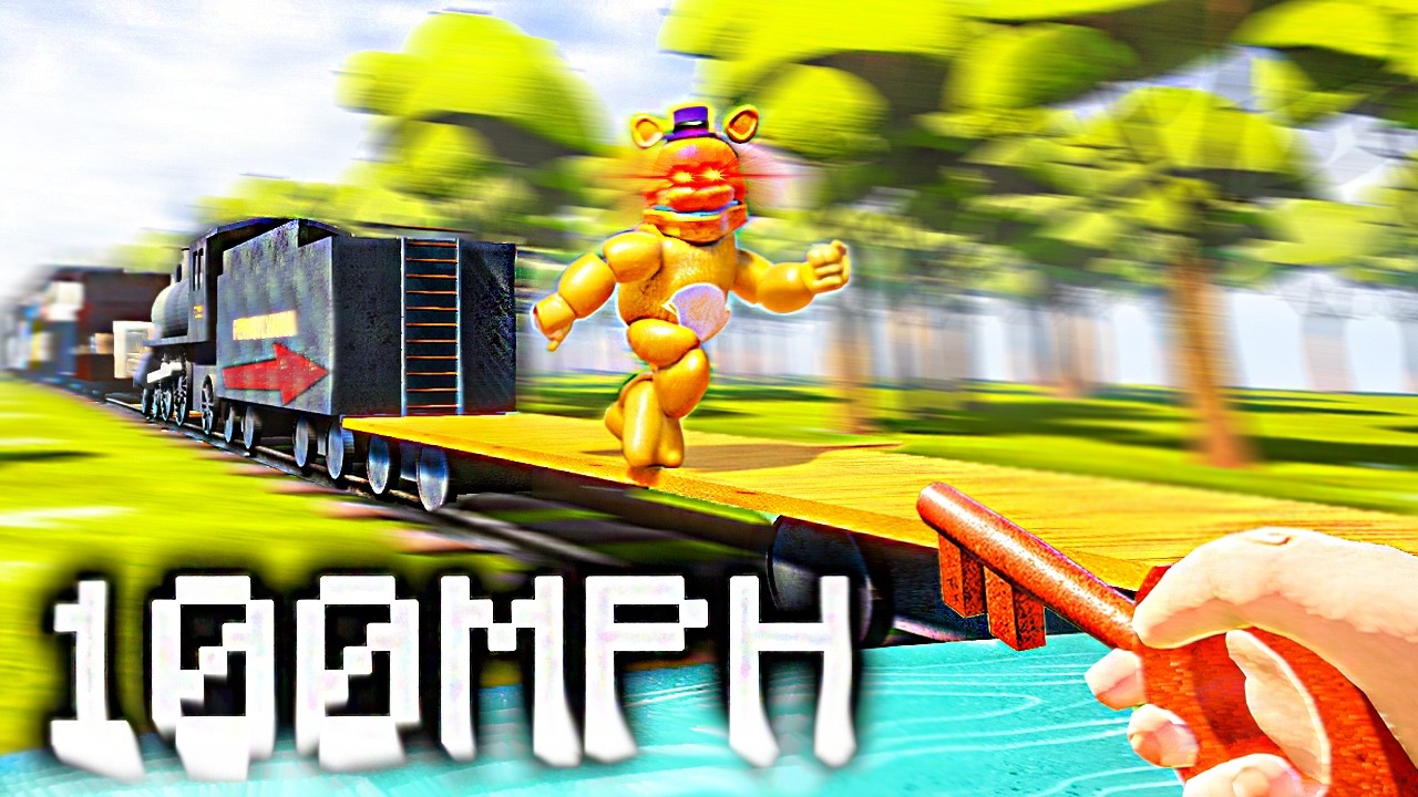 Fredbear, But We Are Going 100MPH On A TRAIN..