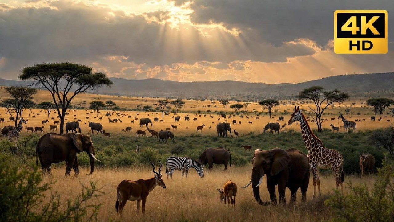 4K African Wildlife A Breathtaking Journey Through the Heart of Africa’s Untamed Wilderness