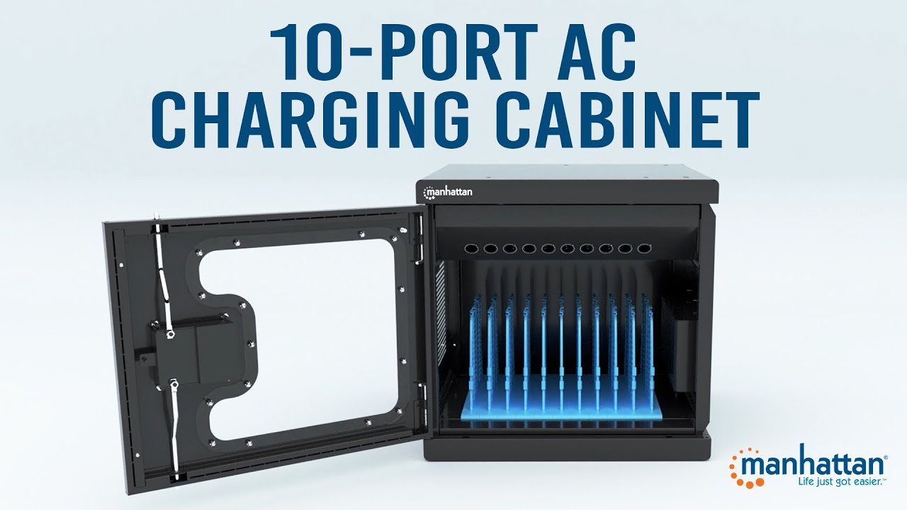 Manhattan 10-Port AC Charging Cabinet