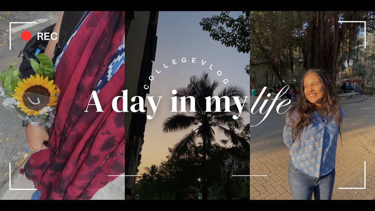 COLLEGE VLOG : new sem, productive day, realistic, first day (bhavans college) BAF student