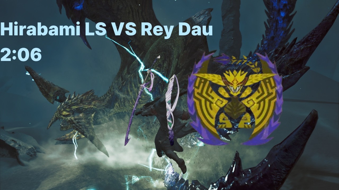 MHWILD 히라바미 태도 VS 레 다우 Hirabami LS VS Rey Dau
