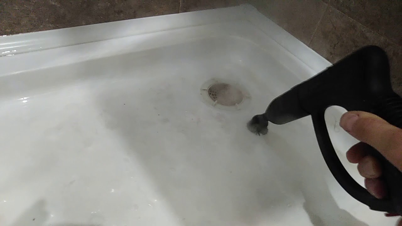 Пароочиститель  Clatronic DR3280 Очистка душевой кабины.