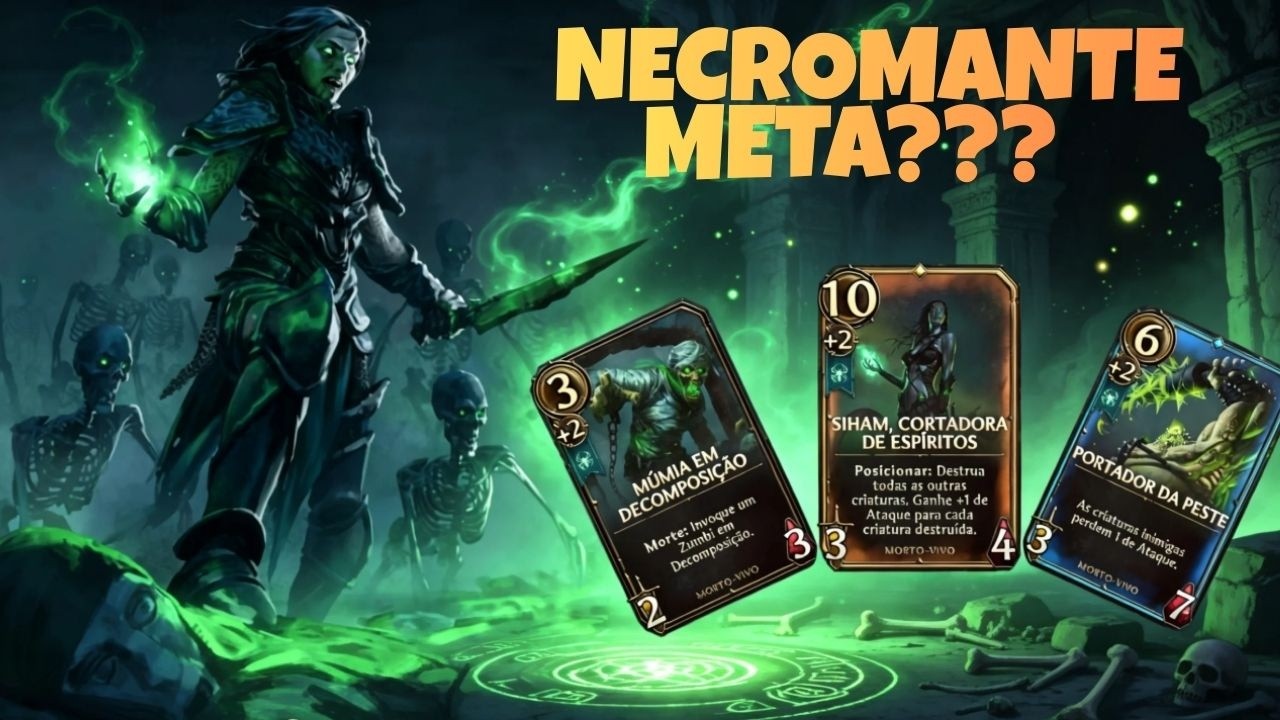 EXÉRCITO NECROMANTE 💀 Esse Deck Está INSANO!