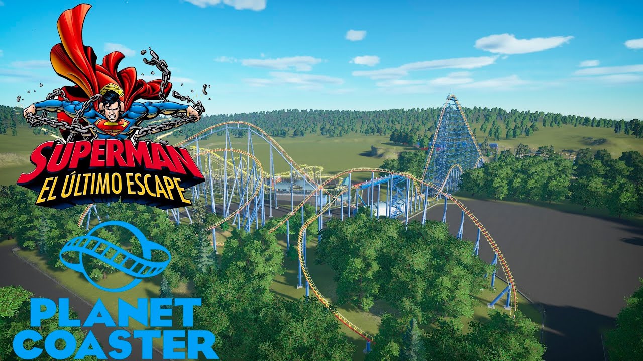 [Planet Coaster] Superman El Ultimo Escape - Six Flags México