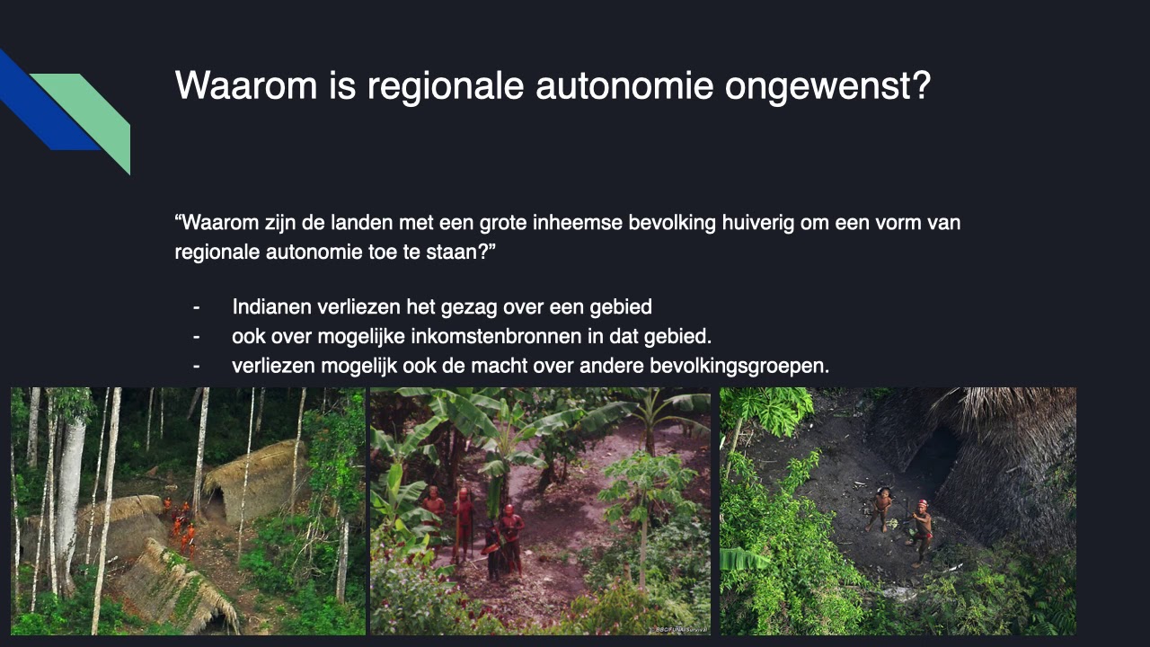 3.8 De huidige positie van inheemse volken
