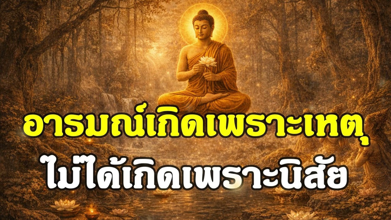 อารมณ์เกิดเพราะเหตุ ไม่ได้เกิดเพราะนิสัย | ฟังธรรมพุทธ | Ep.25