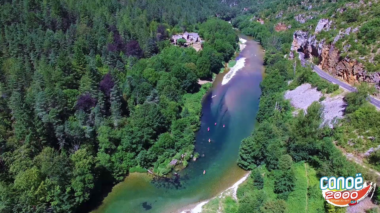 Canoë 2000 video drone   1920 x 1080 Full HD