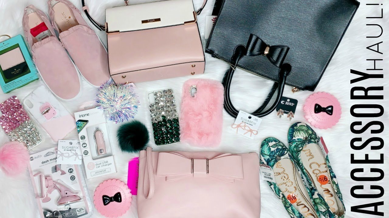 CUTE ACCESSORY HAUL♡ TJ MAXX, TARGET & AMAZON ♡ SHOES, PURSES, JEWELRY & PHONE CASES