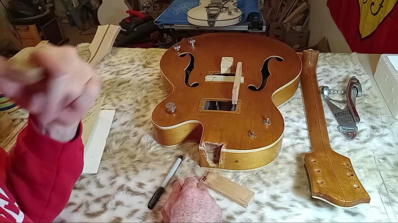 V10.  Vintage Gretsch 6120 Restoration- Conversion From A 6118 Double Anniversary