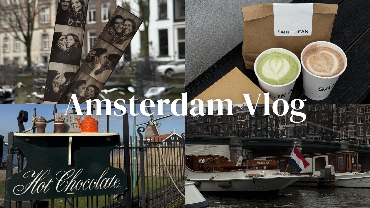 Amsterdam vlog: cafés, passeios pelos canais & pequenos momentos