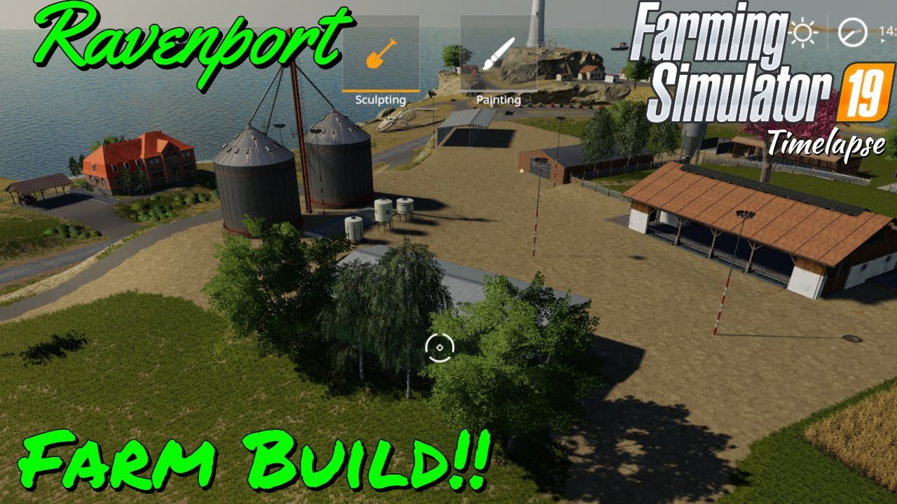 RAVENPORT | CUSTOM FARM BUILD!! | FS19 Timelapse | Xbox one X