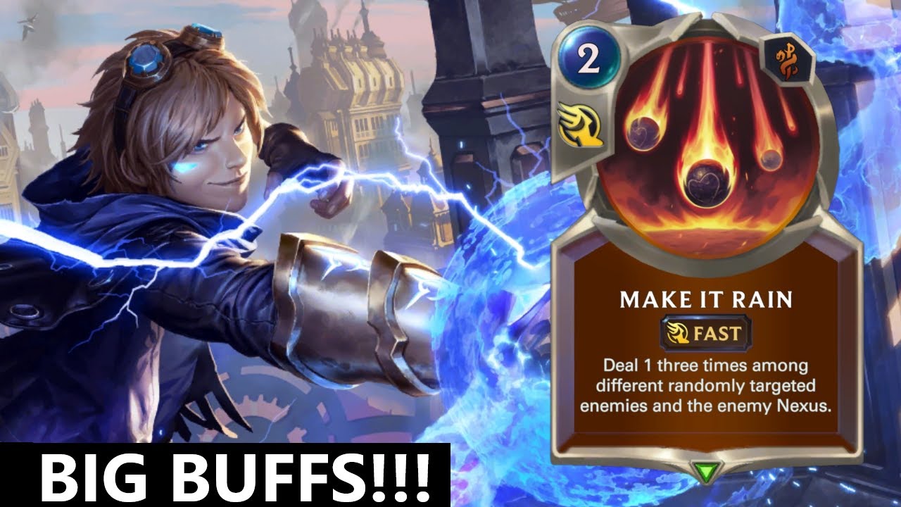 EZREAL MISS FORTUNE SPELL DAMAGE | Legends of Runeterra Gameplay | LoR | Make it Rain Buff