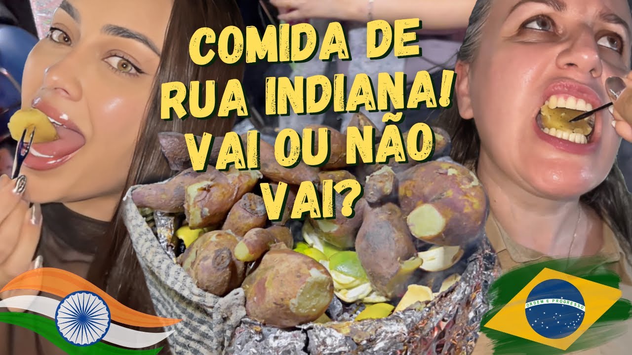 VLOG CONHECENDO UM MERCADO DE RUA INDIANO E A TEMIDA COMIDA DE RUA! SERÁ QUE É BOM? AHMEDABAD INDIA