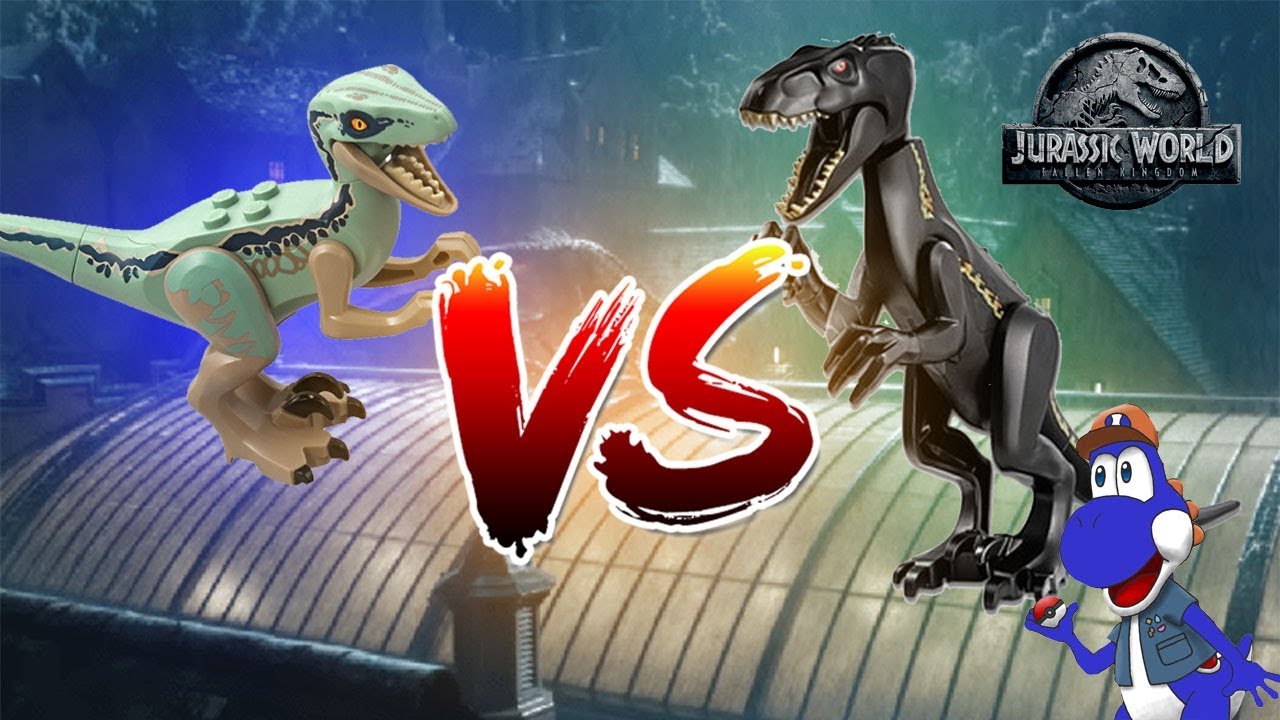 BLUE VS. THE INDORAPTOR - LEGO Jurassic World