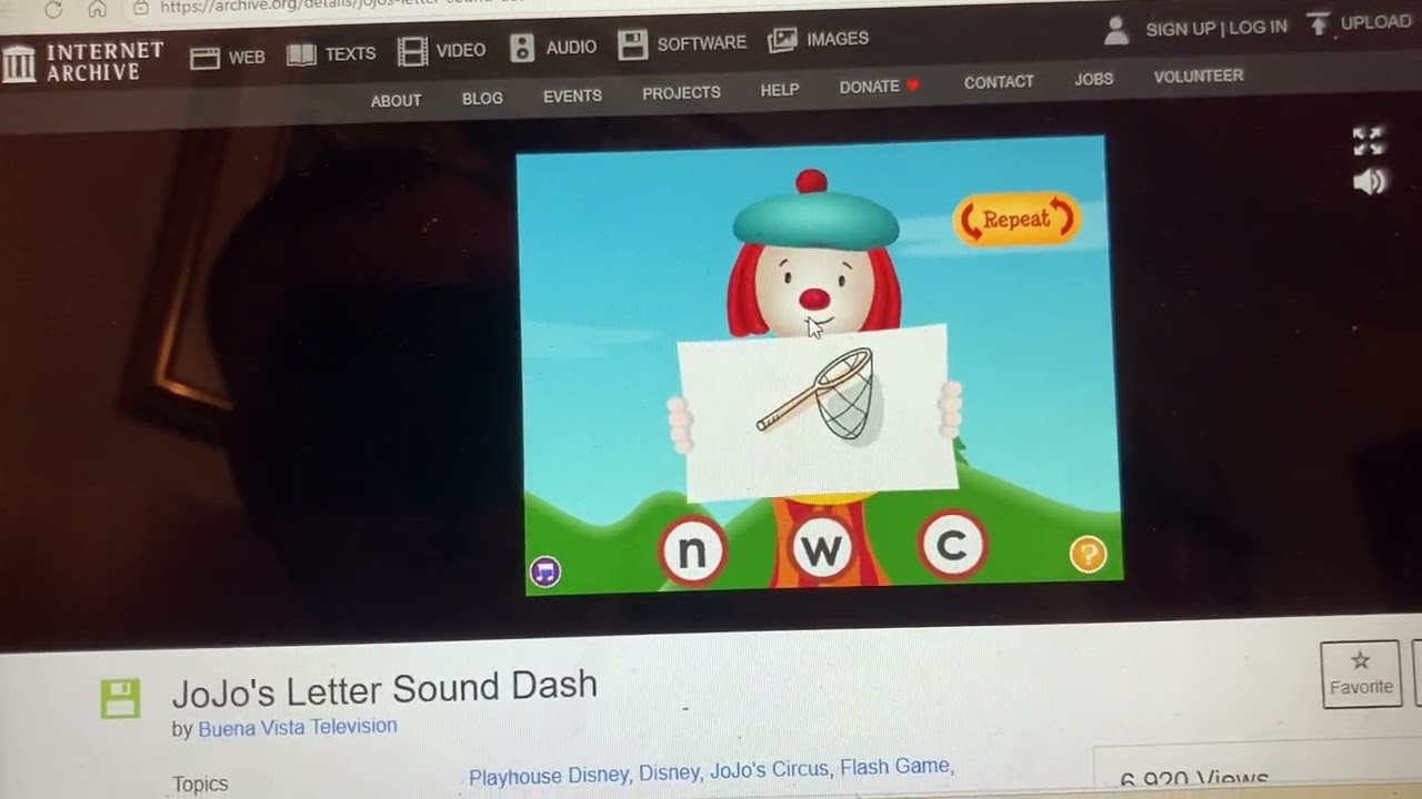 JoJo's Circus: JoJo's Letter Sound Dash Gameplay - JoJo and Croaky