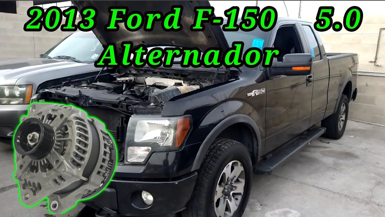 2013 Ford F-150 5.0 Cómo cambiar el alternador ( How to change the alternator )