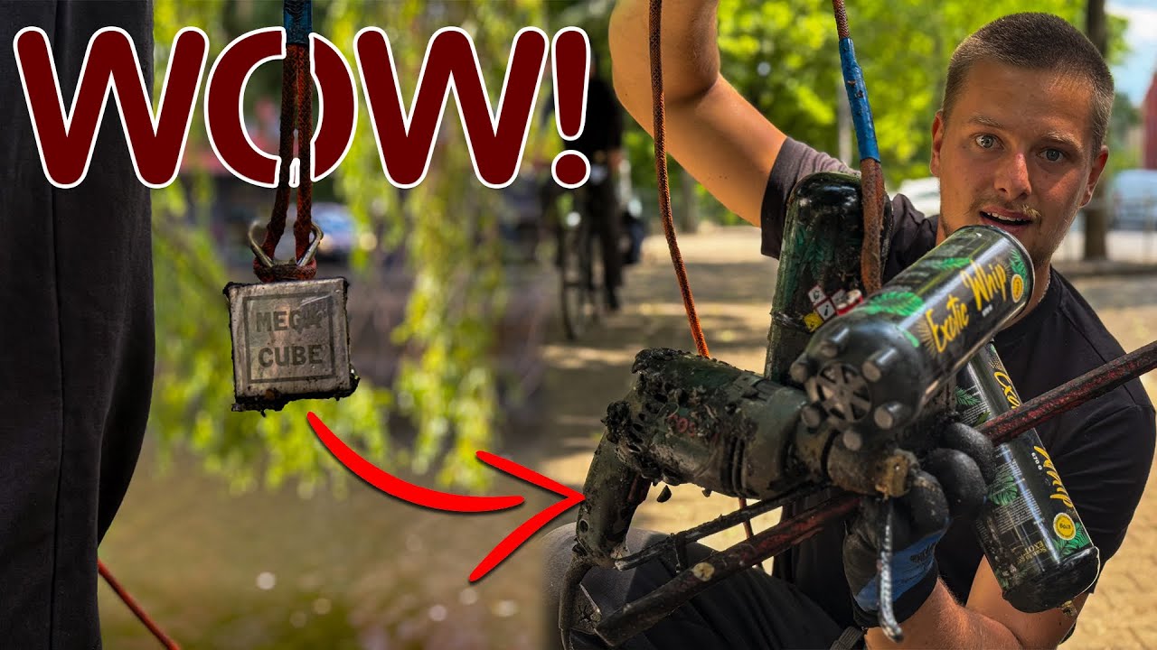Der STÄRKSTE Bergemagnet der WELT!! 😧Und das holt er aus dem FLUSS!!🤯 / Magnetfischen Gebrüder Lange