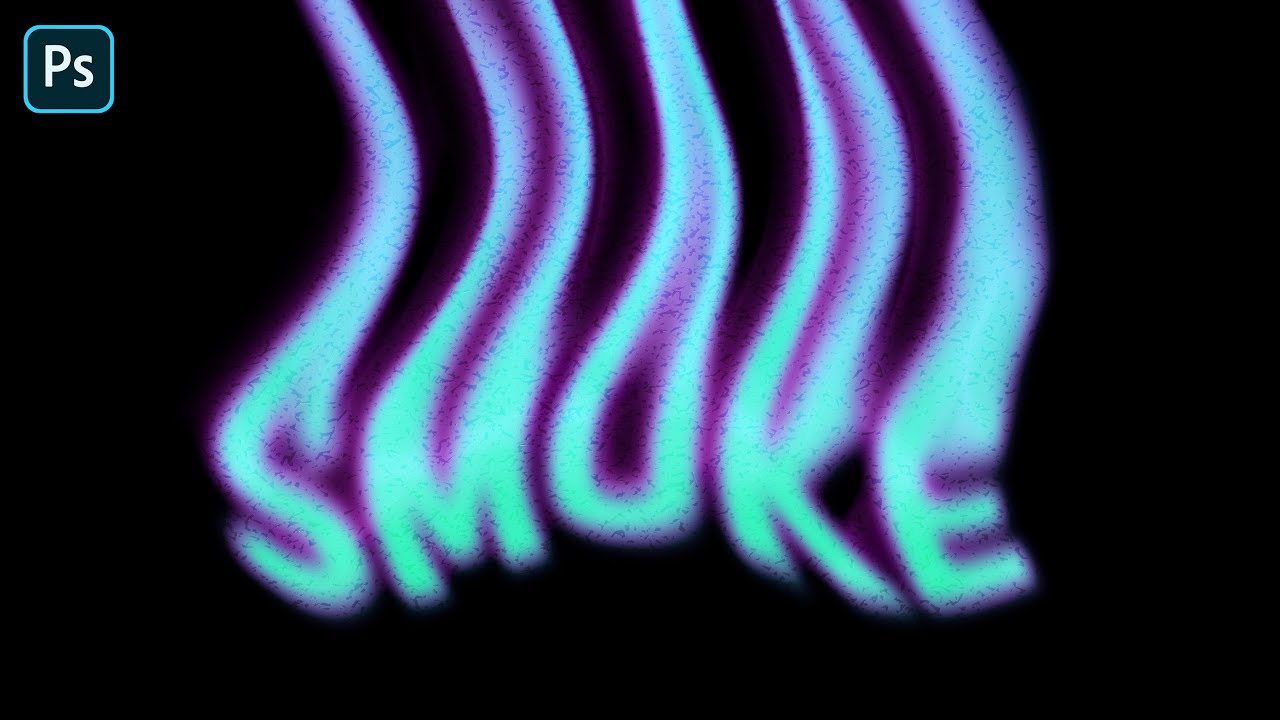Create This Beautiful Melt Smoke Text Effect in Photoshop !