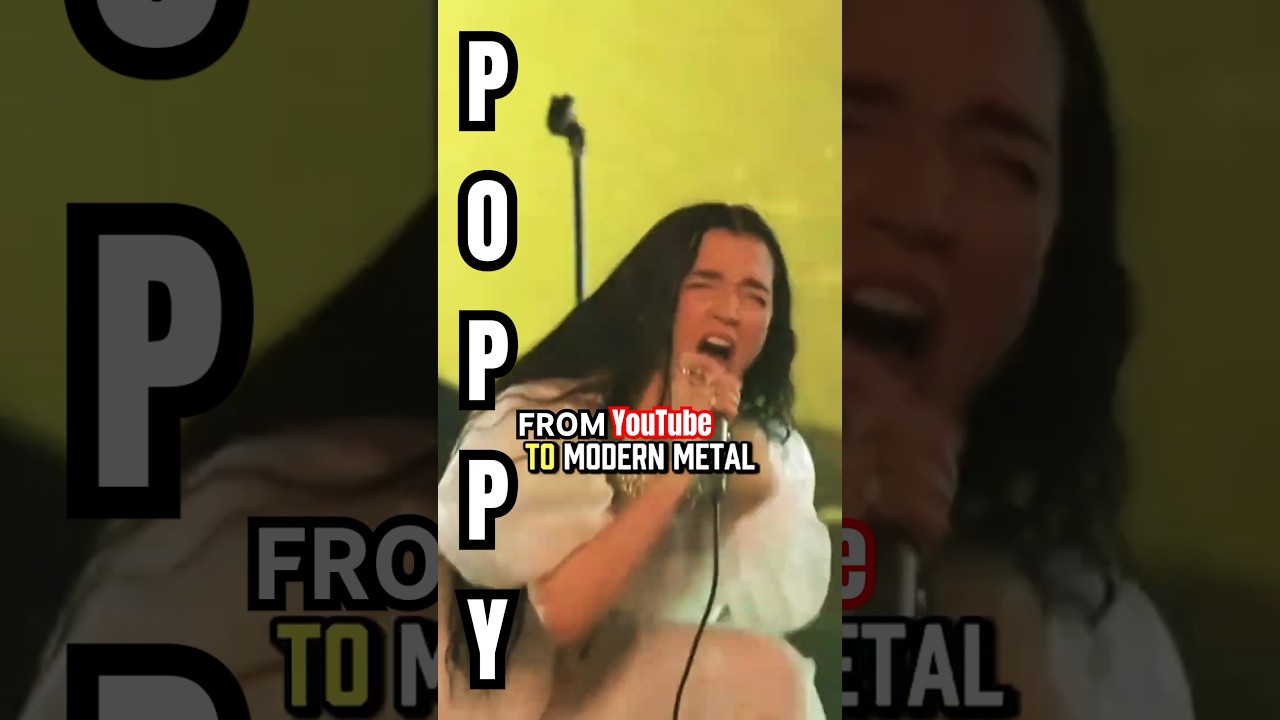 Poppy's Bizarre Journey To Metal #metal #modernmetal #poppy
