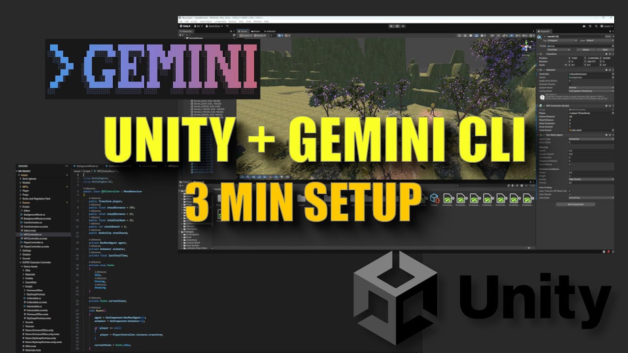 Gemini CLI Setup (Step-by-Step Guide for Unity Game Dev)