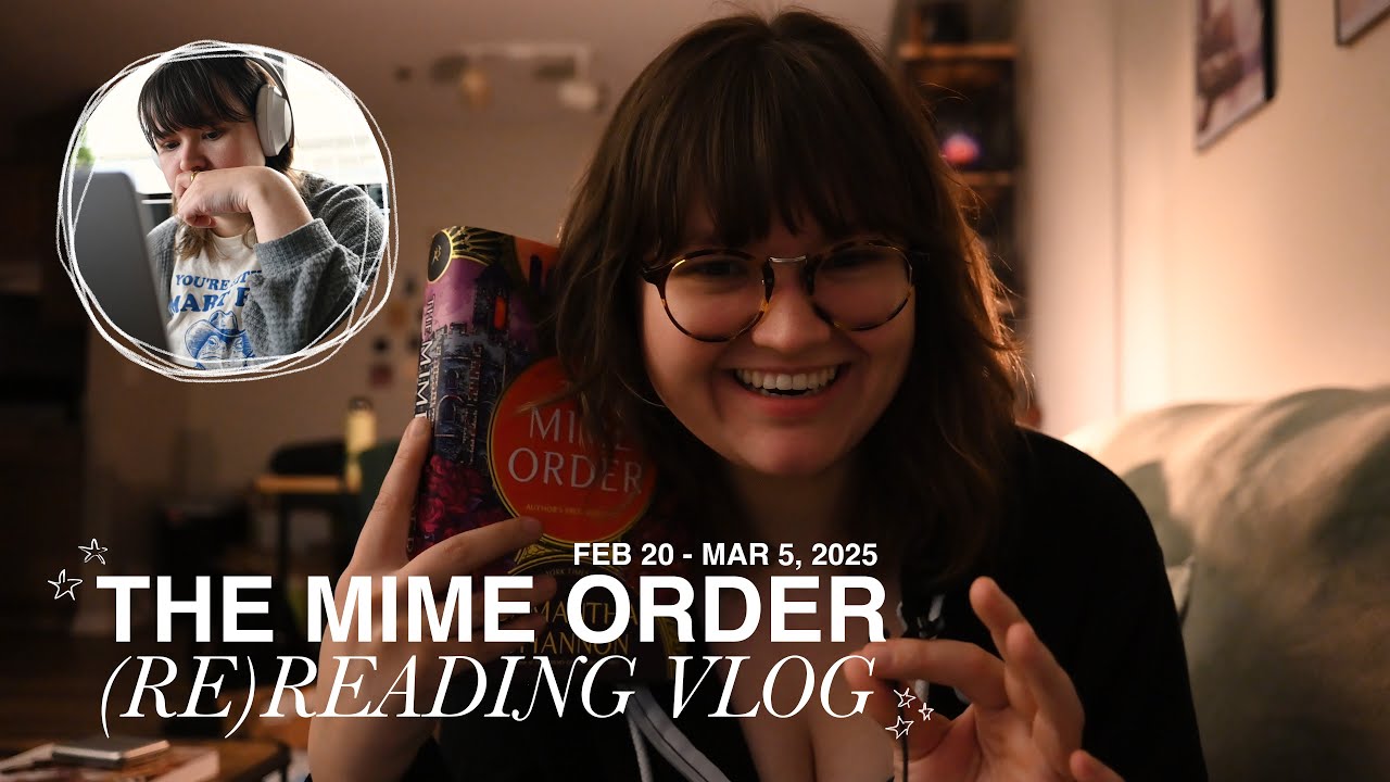 reading vlog - the mime order by samantha shannon