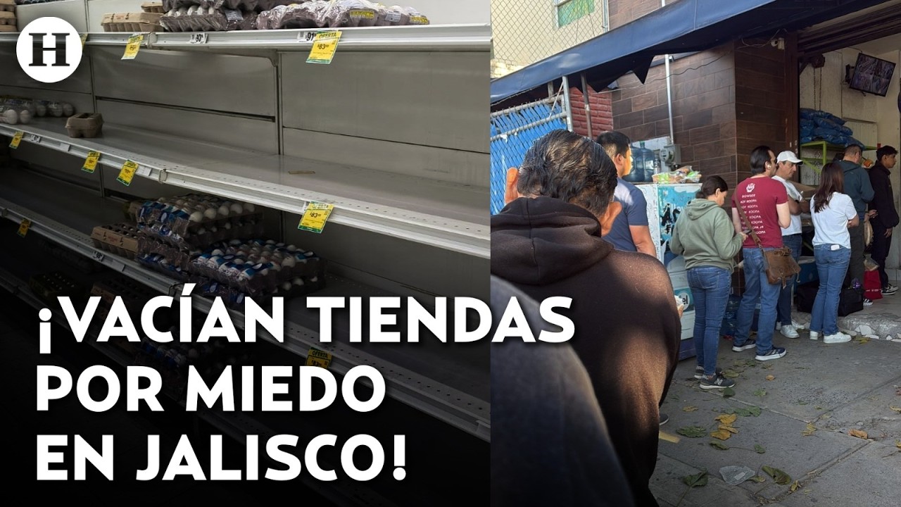 ¡Jalisco sin comida! Narcobloqueos por muerte de 