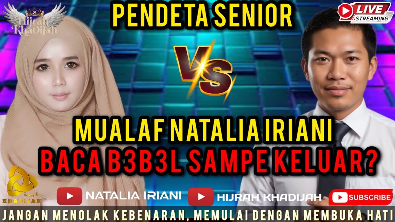 UJI EMISI PENDETA SENIOR VS MUALAF NATALIA IRIANI | KHADIJAH
