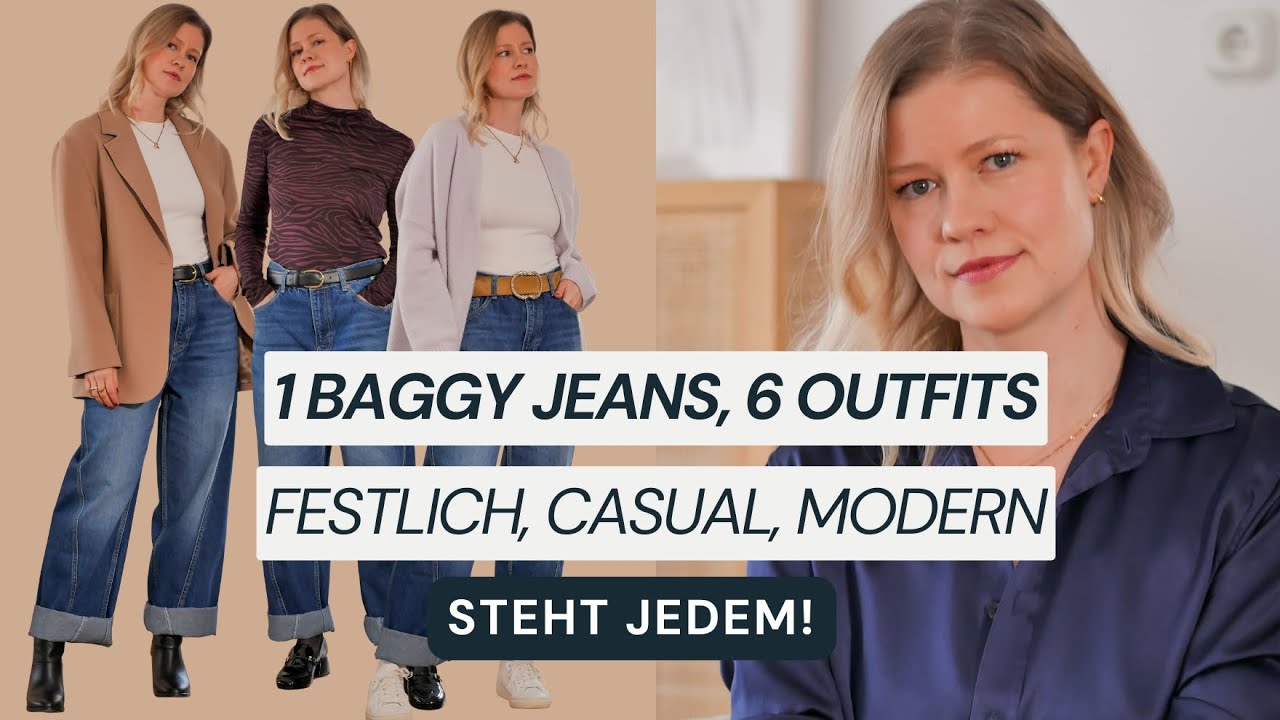 Wie du eine Baggy Jeans kombinieren kannst - 6 Outfits (modern, casual UND schick)