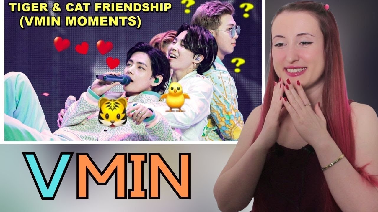 VMIN Anları Tepki - BTS Jimin + V Tepki | KPOP TEPKİ | KPOP REACTION - Tiger & Cat Friendship
