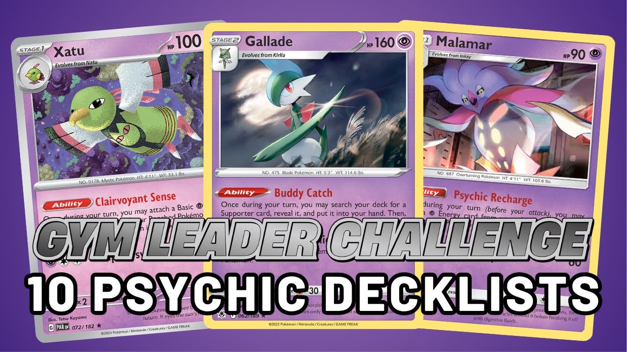 10 Ways to play Psychic (Gym Leader Challenge)