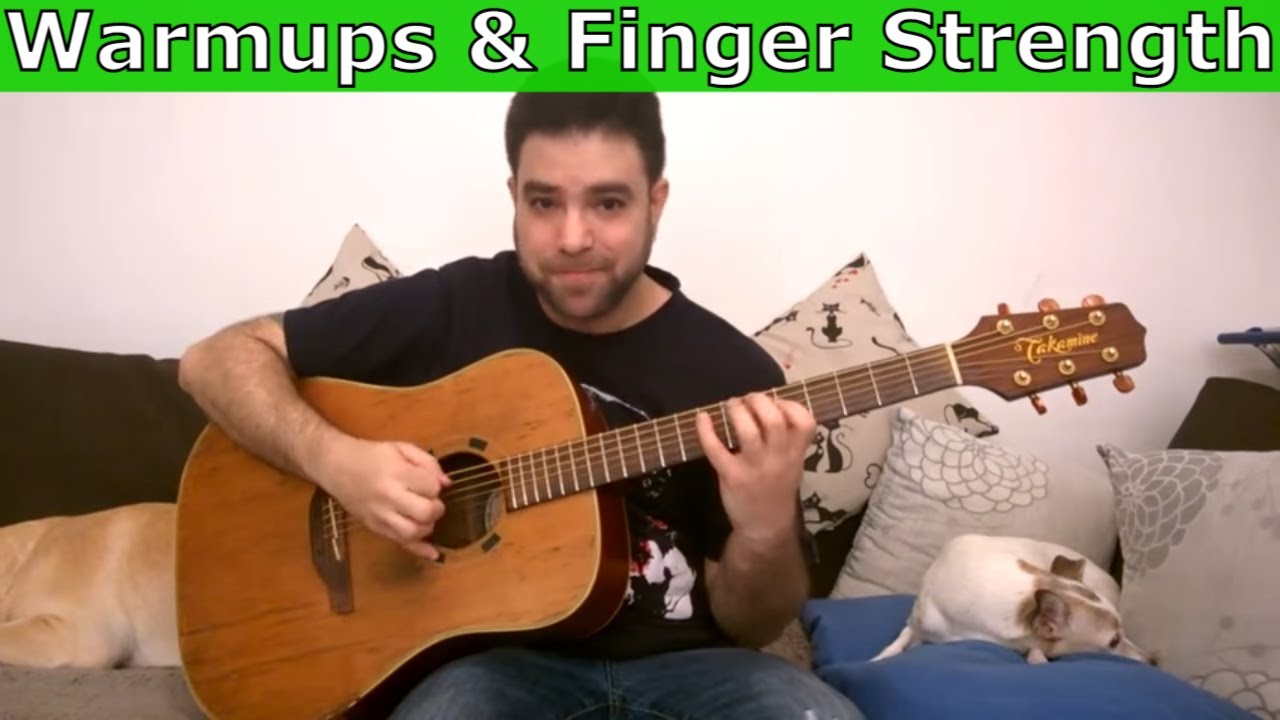 33 Finger Strength & Warm-Up Exercises - Guitar Lesson Tutorial