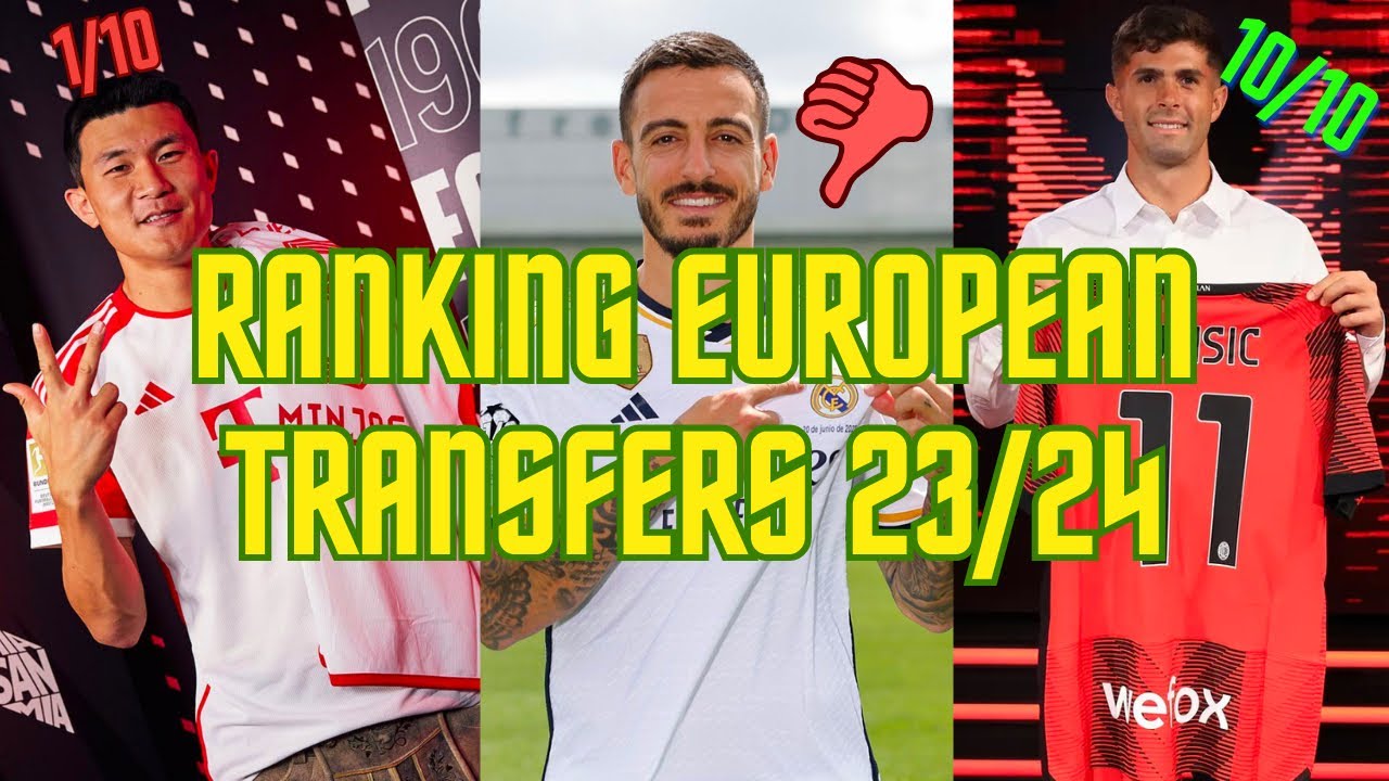 (ASMR) Rating The Biggest Football Transfers Across Europe 23/24