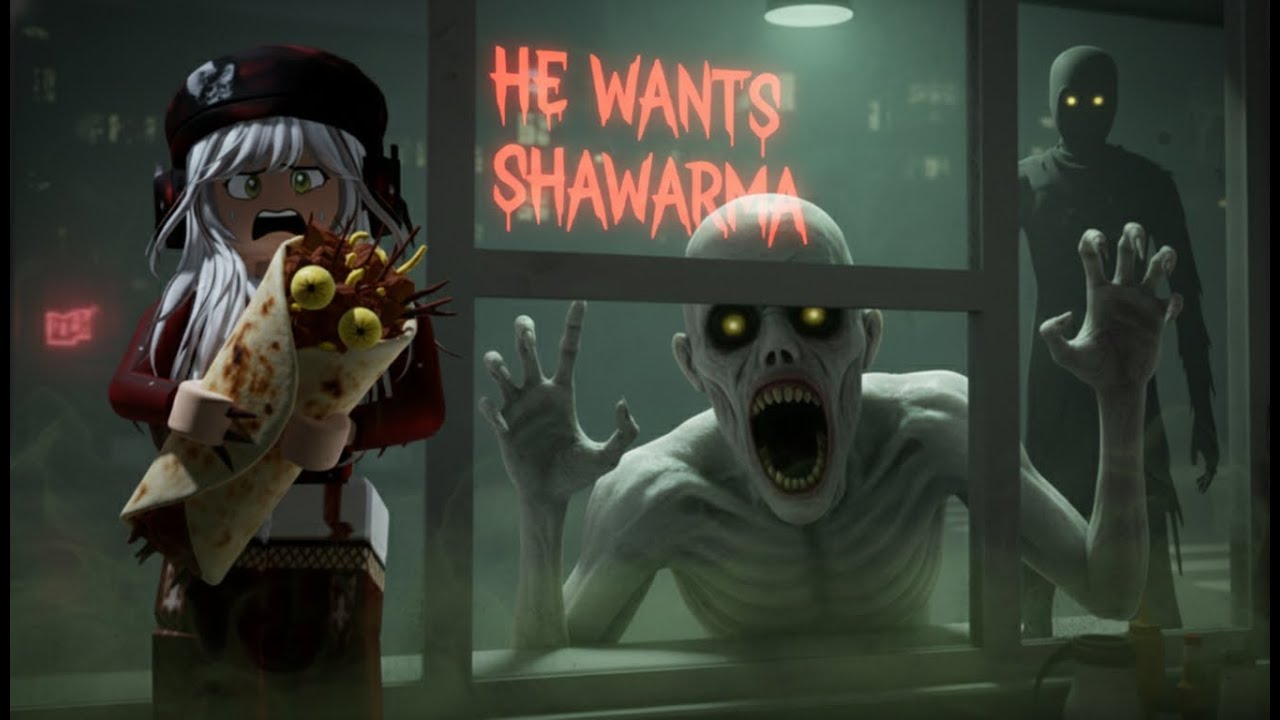 Being the worst employee in Roblox Shawarma Kiosk