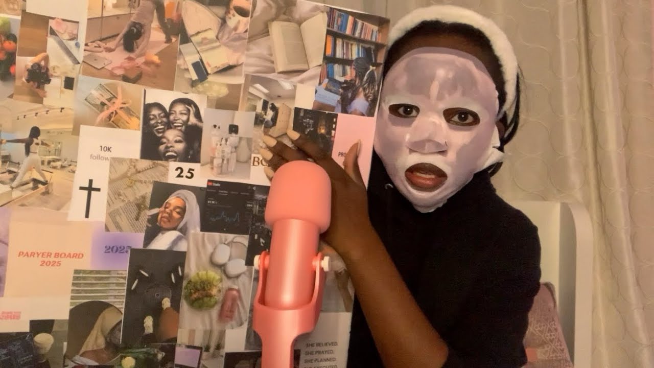 Asmr Making a 2025 Vision Board