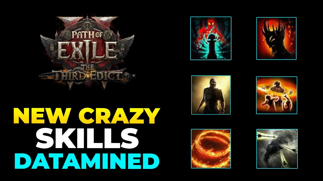 Crazy Datamined (potential) Skills in Path of Exile 2!